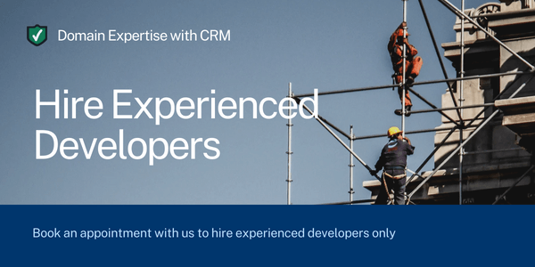 Experienced Developers Only