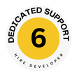 6. Around the clock dedicated Support